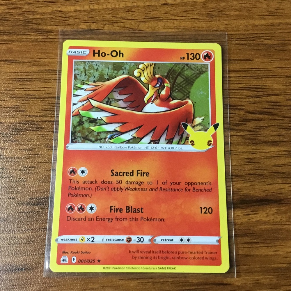 Pokemon Ho-Oh Holo
